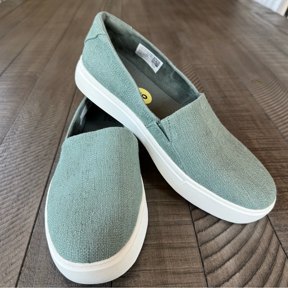 TOMS Leisure & Sportwear Slip-On Sneaker Bonsai Green Women's Size 9 (NWOT) - Picture 8 of 16